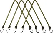 Bungee Cords with Hooks 24 Inch Heavy Duty Outdoor Camping Accessories Rope Elas