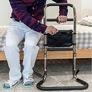 , Adjustable Heights Safety Hand Rail,Bed Rails Stand Assist Mobility & Daily Living Aids for Sitting, Sofa, Couch Support(A)