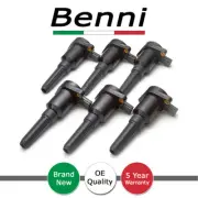 Benni 6X FOR JAGUAR DAIMLER XJ XJ300 XJSC 3.2 4.0 1994-1997 PENCIL IGNITION COIL