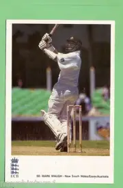 #D109. MODERN CRICKET POSTCARD - MARK WAUGH, NSW, ESSEX, AUSTRALIA