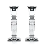 William Yeoward Crystal Tessa Candlesticks, Set of 2