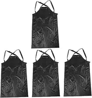 TOVINANNA 4pcs Hairdressing Apron Working Apron Men Apron Barber Aprons Hairstylist Cape Mens Overalls Hairdresser Apron Sleeveless Apron Hair Coloring Apron Hair Dyeing Haircut Cloak