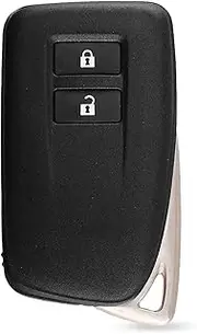 FLJKCT Car Key Shell 2 Buttons Car Remote Key Case Shell with Key,for Lexus ES LS GS is ES250 ES350 ES300H NX