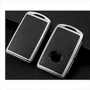 FLJKCT Soft TPU Car Remote Key Case Cover 3 Button Smart Remote Car Key Case,for Mazda 3 Alexa CX4 CX5 CX8 2019 2020