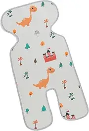 Car Seat Cooling Pad - Children Car Seat Cushion Pad - Soft Breathable Carseat Liner Foldable Double-Sided Cover Cushion for Bassinet & Crib