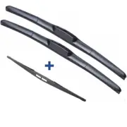 Ford Territory Wiper Blades Hybrid Aero For SUV 2011-2017 FRT PAIR & REAR 3xBL (for: Ford)