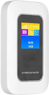 5G and 4G LTE Hotspot, LTE WiFi Mobile Hotspot Router Portable High Speed WiFi Hotspot, Connects Up to 10 Devices, Pocket WiFi Wireless Network with Screen Display