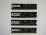 8GB (4X2GB) DDR MEMORY RAM PC2100 ECC REG DIMM 184-PIN