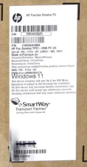 HP Pavilion Desktop Computer AMD Ryzen 7 (TP01-2096)