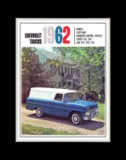 1962 Chevy Panels Step Vans - Matted for 11x14 Frame
