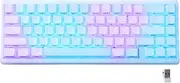 x XVX M67 Wireless 60% Percent Keyboard, QMK/VIA Topographic Gaming Keyboard, Tri-Mode Thocky Creamy Mechanical Keyboard, Hot Swappable Gasket Custom Keyboard RGB IMD Keyboard for Win/Mac(JadeStone)
