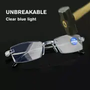 2PC Reading Glasses Blue Light Filter +1.0 1.5 2.0 2.5 Women Men Eyeglasses