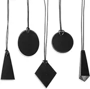 [Karelian Heritage] Shungite Pendants Set for Chakra Balancing, Highly EMF Protective
