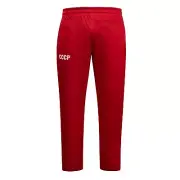 Soviet Union CCCP USSR Red Track Pants Retro Vintage Football Gym Men's