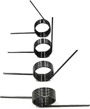 V-Spring,Torsion Spring,10pcs V-Shaped Spring Small Torsion Spring Wire Diameter 0.7mm Outer Diameter 3.5-9mm Angle 60 90 120 180 Degrees (Color : 0.7x9mm 6 Laps (90 Degrees))