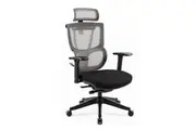 Maestro Furniture Kiran High Mesh Back Fabric Seat Full Adjustable Ergonomic Computer Office Working Chair Black