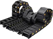 KGKMTHPHZG Cable Drag Chain CNC Low Noise D35 Series 1 Meter Wire Carrier Cable Drag Chain Drive Transmission Towline CNC Machine Tools(150mm,35X75MM_Enclosed)