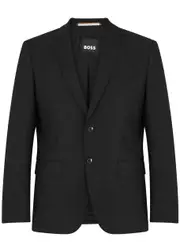 Boss Slim Stretch-wool Blazer - Grey - 56 56