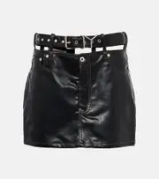 [Y/Project] Y/Project Faux leather miniskirt AU 14 black