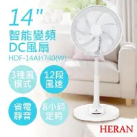 在飛比找PChome24h購物優惠-【禾聯HERAN】14吋智能變頻DC風扇 HDF-14AH7