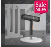 Black Professional Hair Dryer Powerful Ionic Hair Blow Dryer Styler