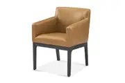 Elliot Leather Dining Arm Chair