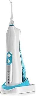Cordless Water Dental Flosser Teeth Cleaner, Professional 135ML Tank Mode USB Rechargeable Dental Oral Irrigator for Home and Travel, IPX7 Waterproof(Blue)