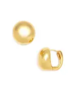 Kenneth Jay Lane Gold Domed Earrings