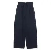 [Studio Nicholson] Studio Nicholson Drawstring Linen-blend Trousers L BLUE