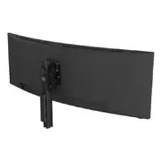 Atdec AWMS-BT40 Heavy duty monitor mount - Single monitors sized 24" to 55" - Heavy Duty F Clamp Black AWMS-BT40-H-B
