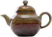 Teapot,Ceramic Teapot, Tea Pot Retro Teapot Creative Living Room Household Chinese Ceramic Teapot Single Pot Kung Fu Tea Set Teapot Kettle Teapot for Infuser (A)