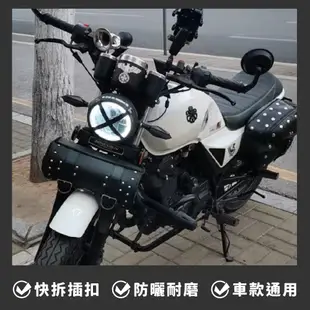 Xilla 皮革 復古 vespa 機車馬鞍包 馬鞍袋 機車尾包 機車掛包 機車側包 車包 機車包 車尾包 機車後座包