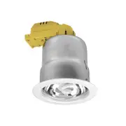 105mm Closed Fluorescent Downlight 20w White 2.7k SD100F-WH Superlux Lighting