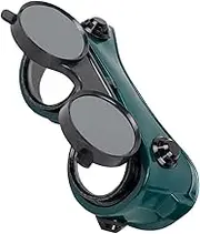 Welding Safety Glasses - Grinding Goggles,Eye Protection Plasma Cutting Arc Flipping Up Dustproof Glasses for Torching Soldering Brazing Welding