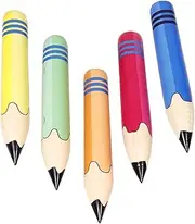 Back to School Fun 5 Pack Inflatable Giant Pencils Jumbo Pencil Toys for Classroom Decor