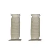 Bikelane 80mm Mushroom Handlebar Grips for 12" Kid's Bikes 22mm hole White