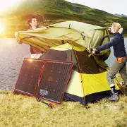 Portable Foldable Solar Panel With 12V Controller Flexible Solar Panel New