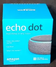New Amazon Echo Dot 3rd Generation Alexa Bluetooth Music Voice Activated