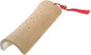 COLLBATH Stiff Bamboo Pillow Lumbar Pillow for Waist Support Home Pillow Bamboo Material Relaxation Pillow Cervical Pillow