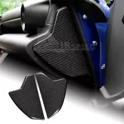 Black Dashboard Side Panel Cover HARD Carbon Fiber For Subaru BRZ GR86 2021-2023 (for: Subaru)