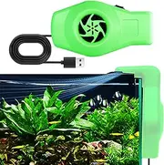 Fish Tank Fan - USB Quiet Anti Rust Aquarium Fan | Anti Fade Cooling Fan with Clip for Saltwater Aquariums Freshwater Reptiles Foccar
