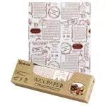 WAX PAPER 食品包裝紙 防油蠟紙 21.8X25CM(50PCS)白色報紙 [偶拾小巷] 日本製