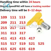Yellow Paint Sprayer Nozzle 111 211 311 411 615 ... Airless Spray Nozzle Gun Tip