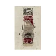 3'x5'2" White 100% Wool Hand Knotted Lori Buft Gabbeh Modern Rug R90769