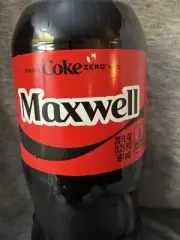 Share a Coke with Maxwell 2025 Personalized Gift Coca~Cola Bottle 20oz Zero