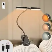 Book Lights 14 LEDs for Reading in Bed Touch Control Reading Light with 3 Colors 8 Brightness Reading Lights for Books in Bed Portable Adjustable Rechargeabl