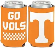 NCAA University Tennessee Volunteers Go Vols 1 Pack 12 oz. 2-Sided Can Cooler