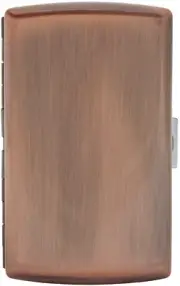 PEARL 21526-25 *Made in Tokyo* 12× NORMAL to KINGSIZE CIGARETTE CASE / COPPER