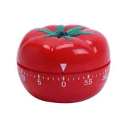 Sleek Red Mechanical Timer with Reminder Functionality in Kitchen Decor