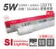 【旭光】LED T8 5W 3000K 黃光 1尺 全電壓 日光燈管 (3.8折)